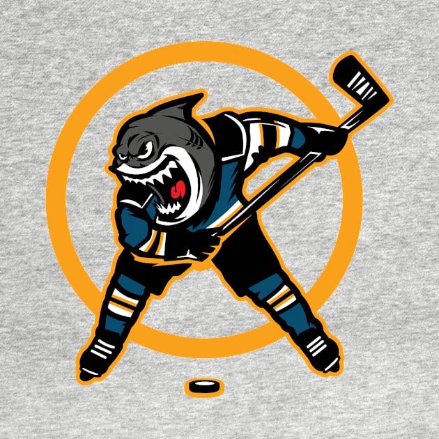 Shark Design San Jose Hockey by OrganicGraphic